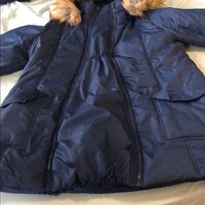 Maternity convertible parka L